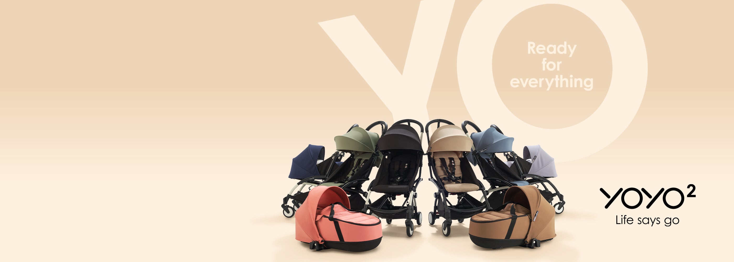 <span>One stroller,</span> many options tailored to your taste
