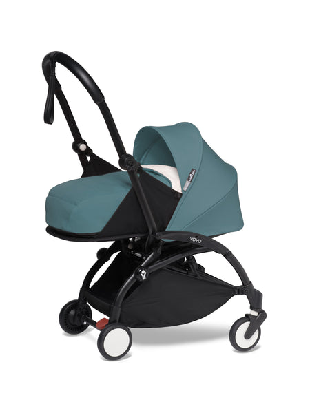 BABYZEN YOYO2 Stroller - Lightweight & Compact - Includes Black Frame,  Black Seat Cushion + Matching Canopy - Suitable for Children Up to 48.5 Lbs