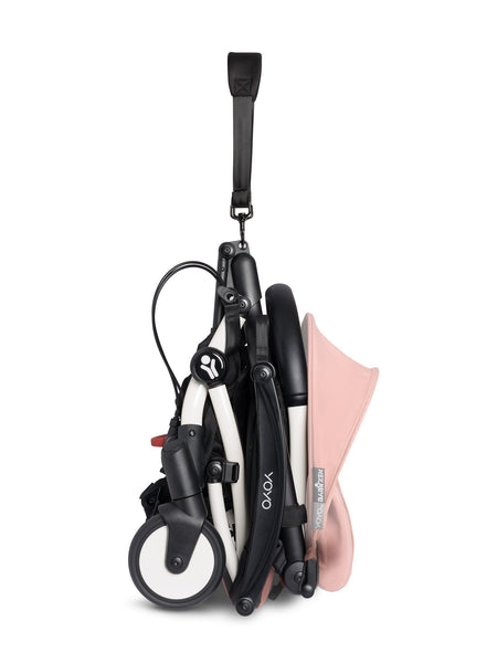 BABYEN YOYO2 Stroller Frame, Black - Includes 5-Point Harness,  Multi-Position Reclining Backrest, Canopy Extensions, Padded Shoulder Strap  